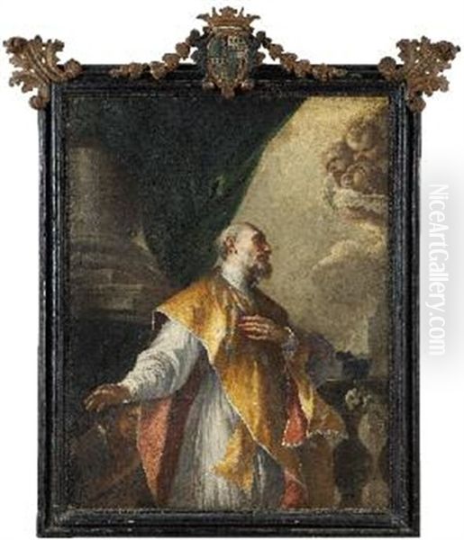 San Filippo Neri Oil Painting by Francesco Migliori