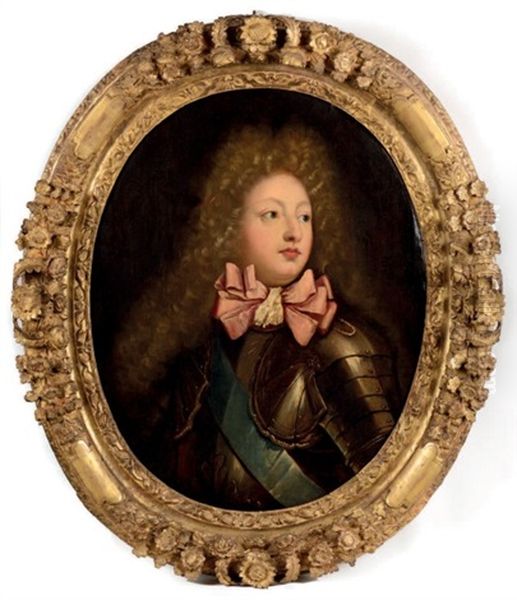 Portrait En Buste Du Grand Dauphin Oil Painting by Pierre Mignard the Elder