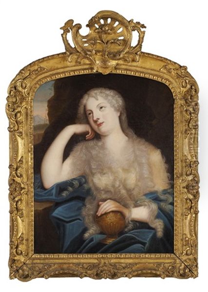 Bildnis Marie-elisabeth De Ludres Als Maria Magdalena Oil Painting by Pierre Mignard the Elder