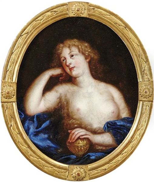 Marie-elisabeth De Ludres Als Maria Magdalena Oil Painting by Pierre Mignard the Elder