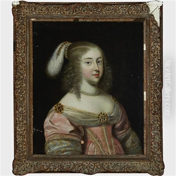 Duchess Of Penthievre Oil Painting by Pierre Mignard the Elder