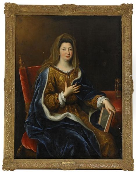 Madame De Maintenon Oil Painting by Pierre Mignard the Elder