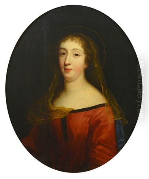 Portrait Presume De Diane De Joannis De Chateaublanc Marquise De Ganges Oil Painting by Pierre Mignard the Elder