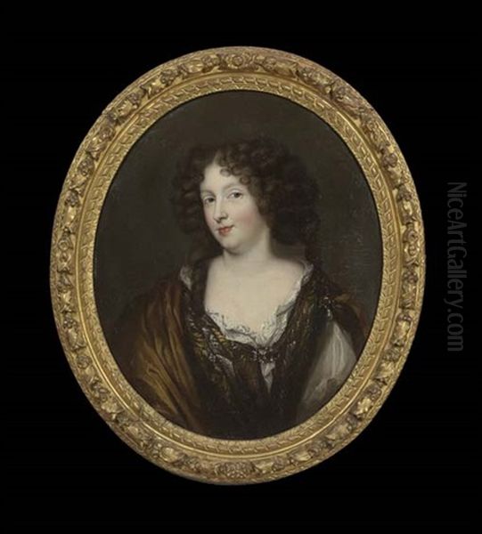 Portrait Of Louise De Kerouaille, Duchess Of Portsmouth Oil Painting by Pierre Mignard the Elder