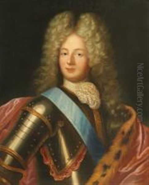 Portrait Louis Auguste De Bourbon, Duc Du Maine Oil Painting by Pierre Mignard the Elder