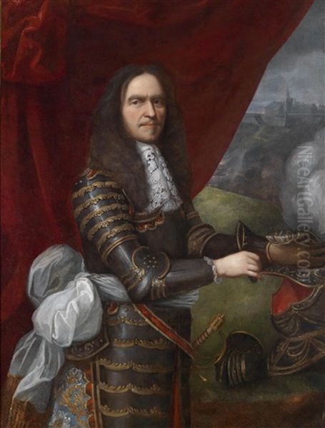 Bildnis Des Henri De La Tour D'auvergne, Vicomte De Turenne (1611-1675), Marechal De France Oil Painting by Pierre Mignard the Elder