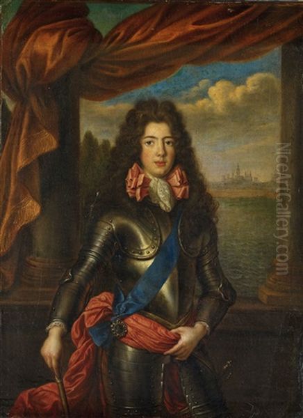 Portrait De Jacques Fitz James Stuart, Duc De Berwick Oil Painting by Pierre Mignard the Elder