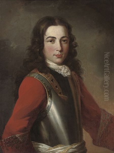 Portrait Of A Cavalier Oil Painting by Pierre Mignard the Elder