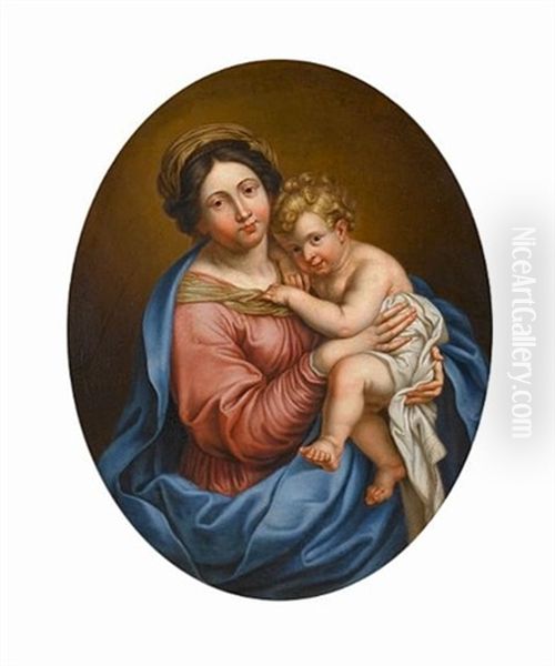 The Madonna And Child Oil Painting by Pierre Mignard the Elder