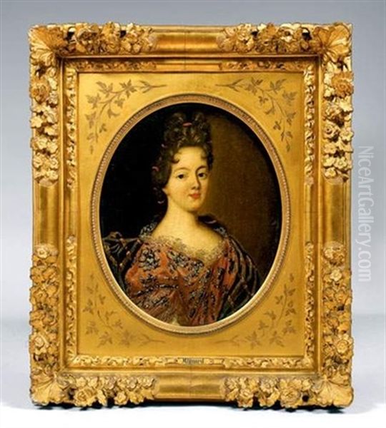 Portrait De Femme Oil Painting by Pierre Mignard the Elder