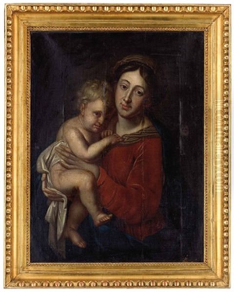 Maria Mit Kind Oil Painting by Pierre Mignard the Elder