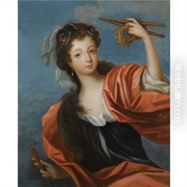 A Muse Oil Painting by Pierre Mignard the Elder