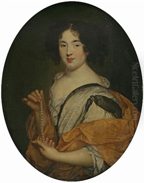 Portrait Of A Lady Oil Painting by Pierre Mignard the Elder