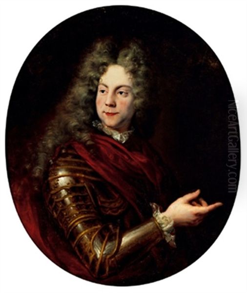 Bildnis Des Franzosischen Generals Und Marechal De France Nicolas De Catinat(?) Oil Painting by Pierre Mignard the Elder