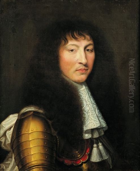 Portrait De Louis Xiv Oil Painting by Pierre Mignard the Elder