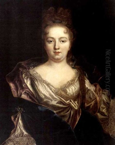 Bildnis Einer Dame Oil Painting by Pierre Mignard the Elder