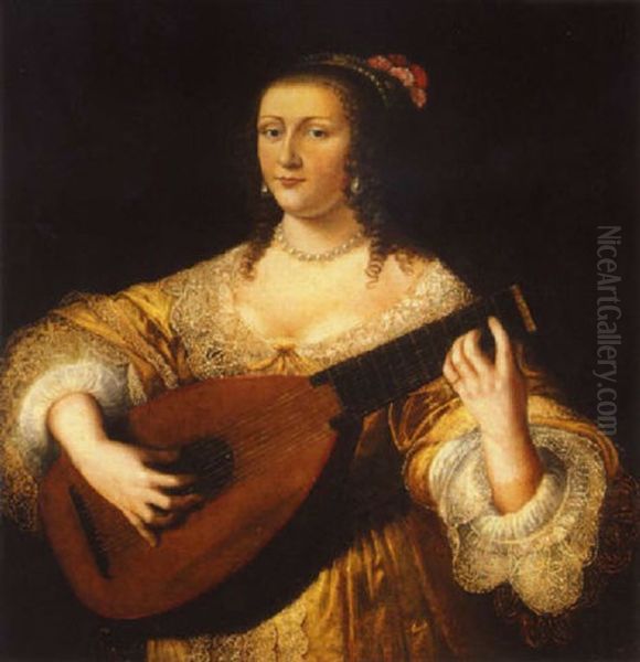 An Allegory Of Music Oil Painting by Pierre Mignard the Elder