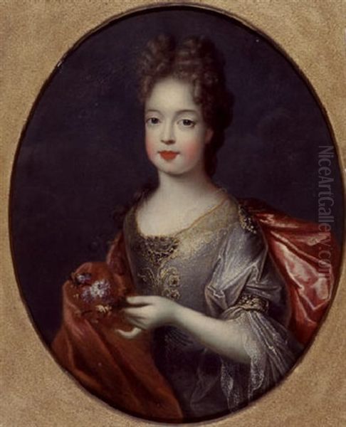 Portrait Of A Lady Oil Painting by Pierre Mignard the Elder