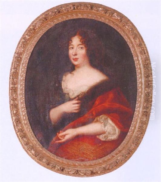 Damportratt Oil Painting by Pierre Mignard the Elder