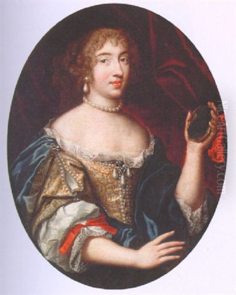 Damportratt Oil Painting by Pierre Mignard the Elder