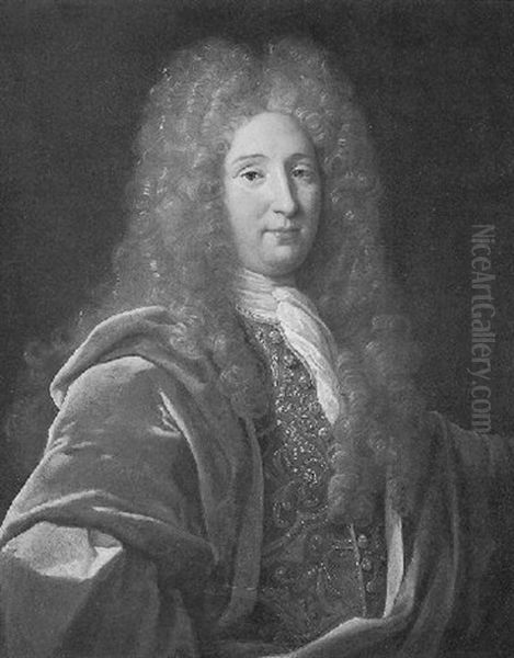 Retrato De Caballero Oil Painting by Pierre Mignard the Elder