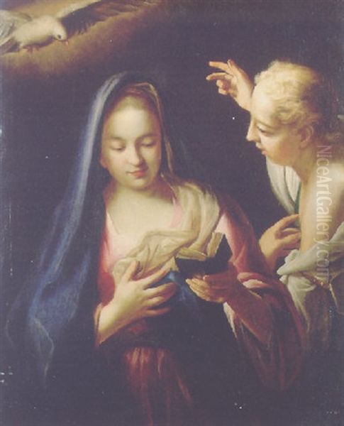 The Annunciation Oil Painting by Pierre Mignard the Elder