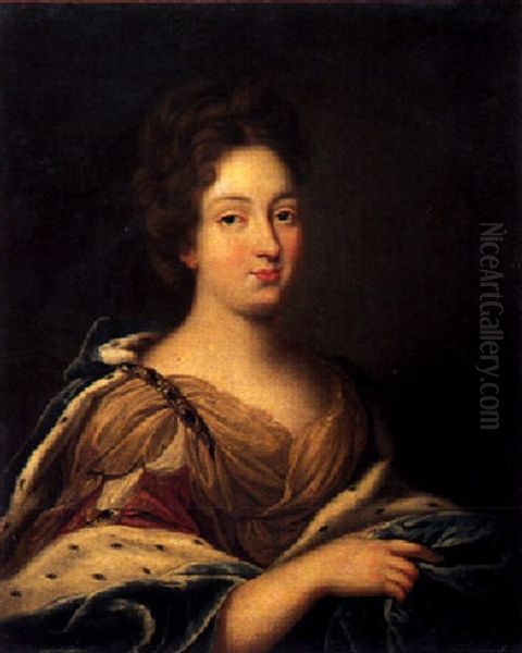 Portrat Einer Dame Oil Painting by Pierre Mignard the Elder