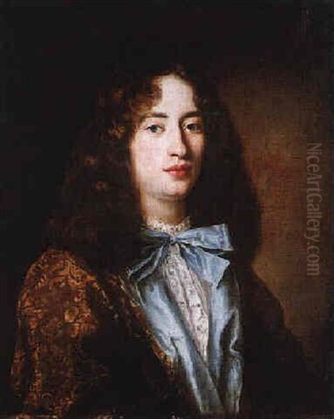 Portrait Of A Young Gentleman Oil Painting by Pierre Mignard the Elder