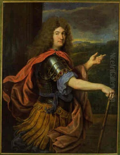 Portrait De Jacques-louis, Marquis De Beringhen Oil Painting by Pierre Mignard the Elder