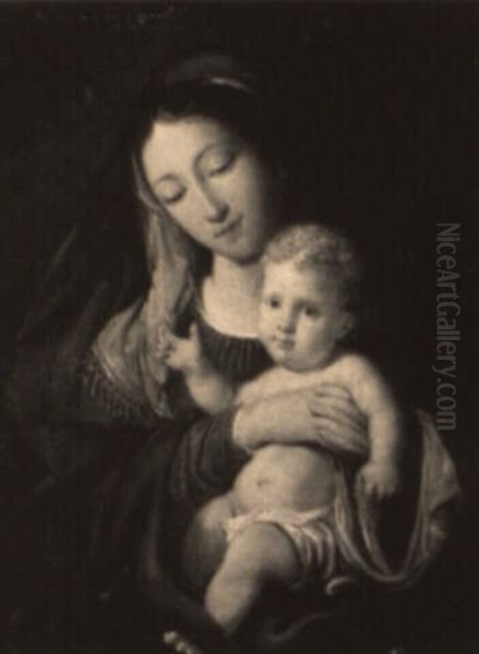 The Madonna And Child Oil Painting by Pierre Mignard the Elder