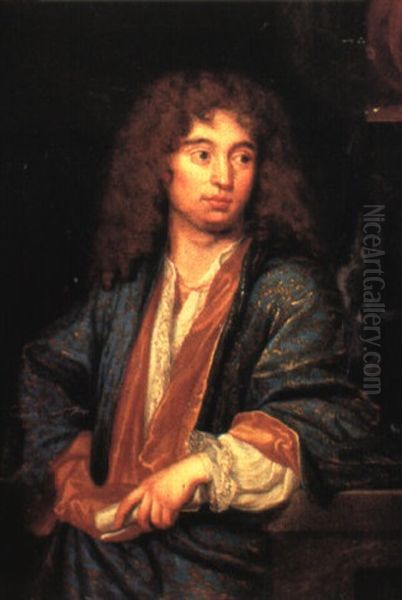 Moliere Oil Painting by Pierre Mignard the Elder