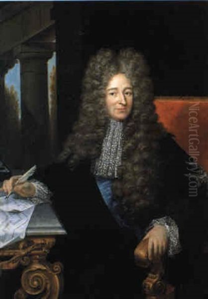 Ritratto Di Ministro Francese Oil Painting by Pierre Mignard the Elder