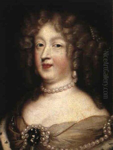 Portratt Av Anna Av Frankrike Oil Painting by Pierre Mignard the Elder