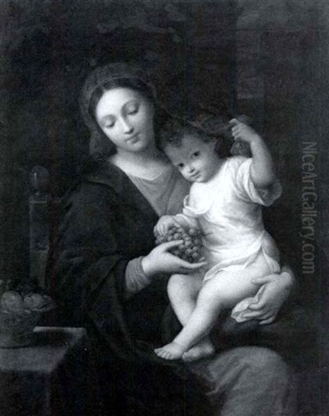 Madonna And Child Oil Painting by Pierre Mignard the Elder