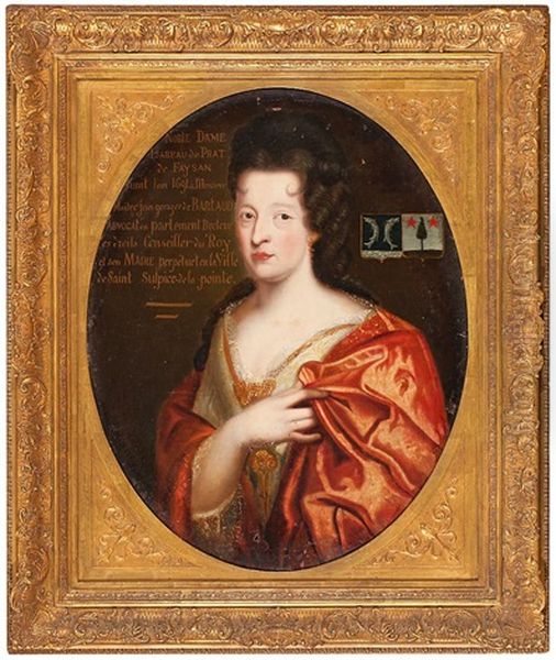 Retrato De Isabeau De Prat Oil Painting by Pierre Mignard the Younger