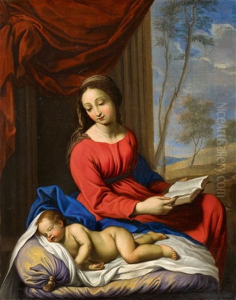 The Virgin And Child Oil Painting by Nicolas Mignard