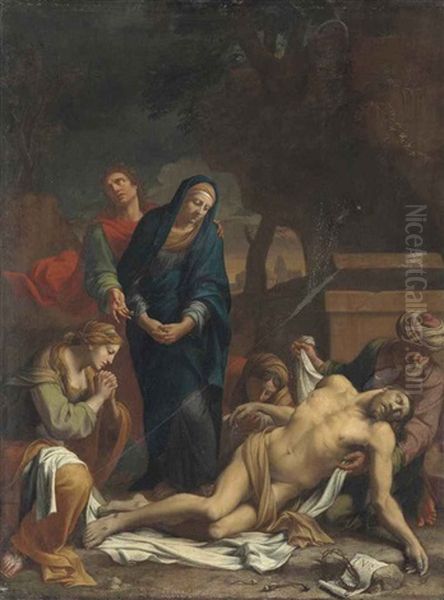 The Lamentation Oil Painting by Nicolas Mignard