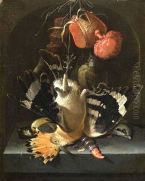 Stillleben Mit Erlegten Vogeln Oil Painting by Abraham Mignon