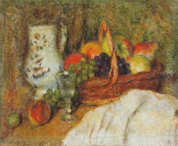 Nature Morte Oil Painting by Lucien Rene Mignon