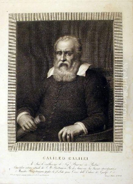 Galileo Galilei, A Sua Eccellenza Il Sig.r Barone Di Renden Oil Painting by Pietro Bettelini