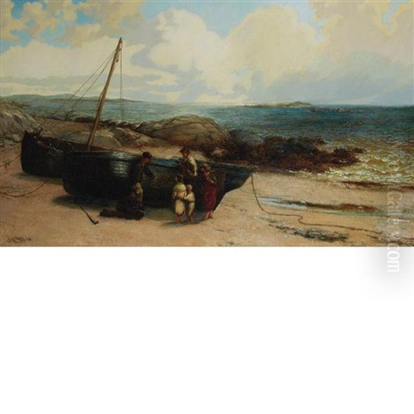 The Abandoned Boat Oil Painting by Thomas Rose Miles