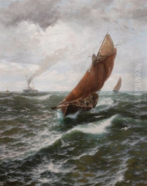 Homeward With A Fair Wind by Thomas Rose Miles