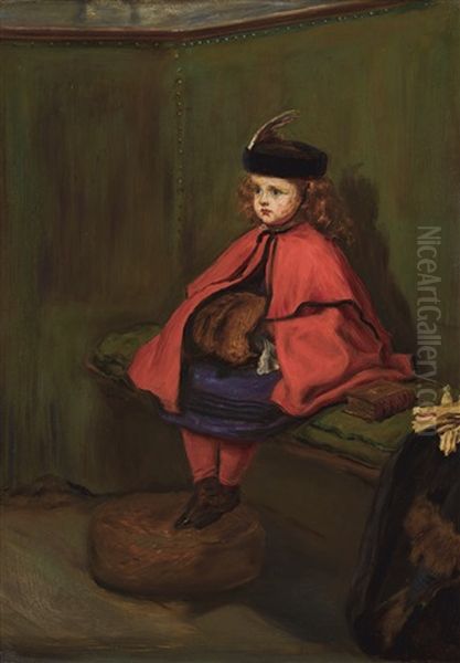 My First Sermon Oil Painting by John Everett Millais