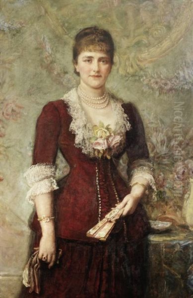 Portrait Of Lucy Stern Oil Painting by John Everett Millais