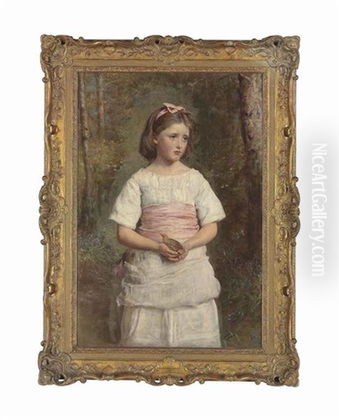 Dropped From The Nest Oil Painting by John Everett Millais