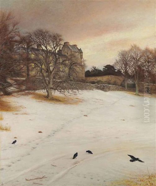 Christmas Eve Oil Painting by John Everett Millais