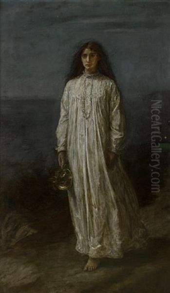 A Somnambulist Oil Painting by John Everett Millais