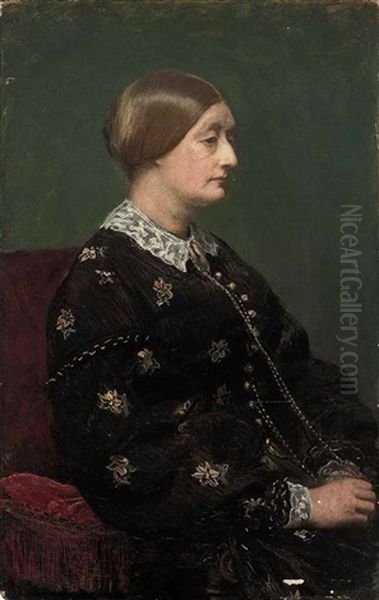 Mrs Charles Freeman Oil Painting by John Everett Millais