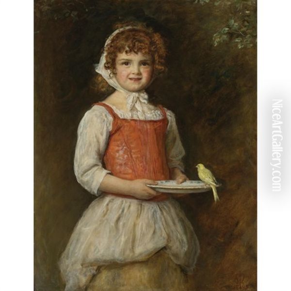 Merry Oil Painting by John Everett Millais