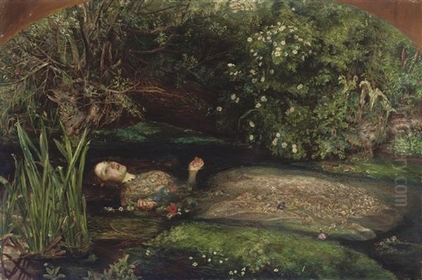 Ophelia Oil Painting by John Everett Millais